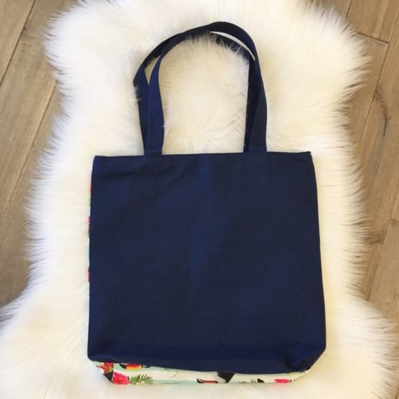 Tropical Toucan Shoulder Tote Bag - Picture 4 of 7